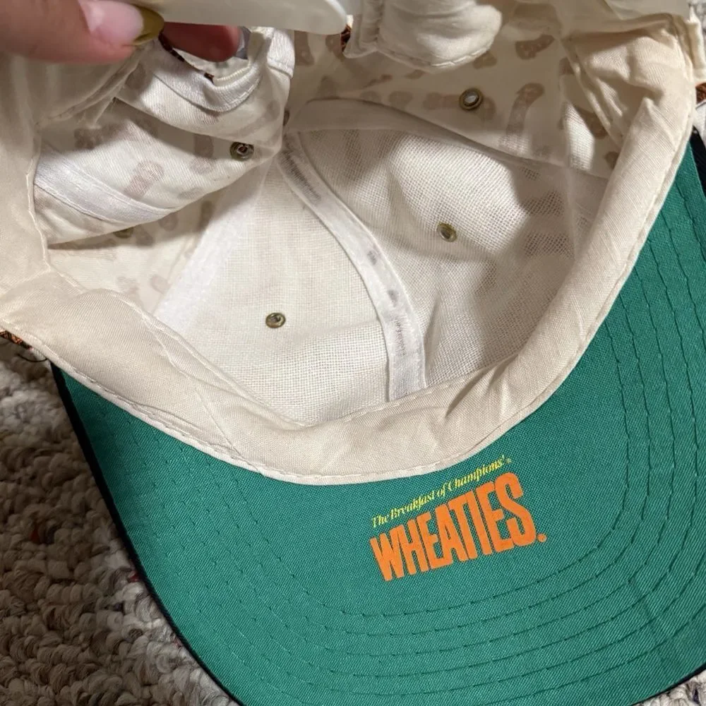 Vintage Wheaties x San Francisco Giants Baseball Hat Rare MLB Cap RARE